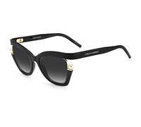 Carolina Herrera Ch 0002/s 807/9O BLACK Sunglasses Women Acetate, Standard, 53