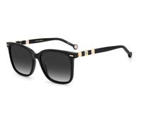 Carolina Herrera Femme CH 0045/S 3H2/9O Lunettes de soleil Plastique Noir / Rose Gris Carré Ombré