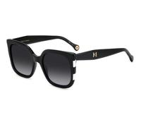 Carolina Herrera Femme HER 0128/S 80S/9O Lunettes de soleil Acétate Noir Gris Papillon Ombré