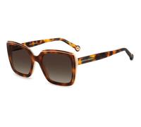 Carolina Herrera Femme HER 0143/G/S C9K/HA Lunettes de soleil Acétate Havane Marron Carré Ombré