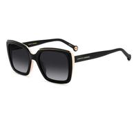 Carolina Herrera Femme HER 0143/G/S KDX/9O Lunettes de soleil Acétate Noir Gris Carré Ombré