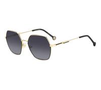Carolina Herrera Femme HER 0183/S RHL/9O Lunettes de soleil Métal Or Gris Géométrique Ombré