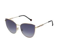 Carolina Herrera - Lunettes de soleil Cat-eye en métal avec protection UV - Femme - Accessoires - Jaune - Taille: ONE Size