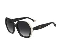 Lunettes de soleil - Carolina Herrera - HER 0181/S - Noir et blanc - Plastique - Oversize