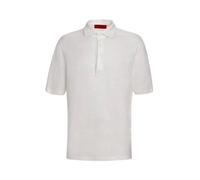 Carolina Herrera - Polo en lin coupe classique - Homme - Tops - Blanc - Taille: XL