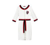 Carolina Herrera - Robe Ajustée Détail Écusson - Femme - Robes - Blanc - Taille: 36 FR