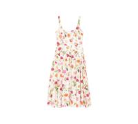 Carolina Herrera - Robe Midi Sans Manches à Encolure Dégagée et Taille Basse - Femme - Robes - Blanc - Taille: 34 FR