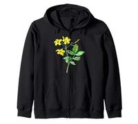 Carolina Jasmine Botanical Art découpé Sweat à Capuche