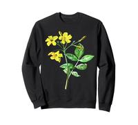 Carolina Jasmine Botanical Art découpé Sweatshirt