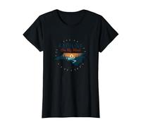 Carolina on My Mind, Amoureux de la Nature au Coucher du Soleil en Caroline du Nord T-Shirt, Femme, Noir, XL