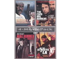 Carolina Skeletons,The Cops Are Robbers,Mike Hammer,On The Streets Of LA (4 Movie Pack)
