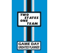 Carolina Two State One Team Monthly Weekly Daily Planner Undated with To-Do List, Notes, Goals, Calendars: Get Organized, Increase Productivity, and Time Management! Great Gift for the Ultimate Fan!