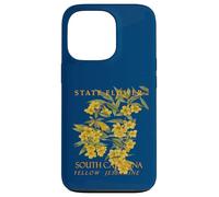 Carolinas Région Et Territoire Fleur Jasmin Jaune Coque pour iPhone 13 Pro