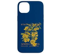 Carolinas Région Et Territoire Fleur Jasmin Jaune Coque pour iPhone 14 Plus