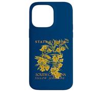 Carolinas Région Et Territoire Fleur Jasmin Jaune Coque pour iPhone 14 Pro Max