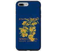 Carolinas Région Et Territoire Fleur Jasmin Jaune Coque pour iPhone 7 Plus/8 Plus