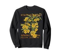 Carolinas Région Et Territoire Fleur Jasmin Jaune Sweatshirt