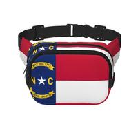 Caroline du Nord Caroline du Nord Imprimé Caroline du Nord Caroline du Nord Caroline du Nord Caroline du Nord Sac de voyage carré, noir, One Size