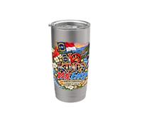 Caroline du Nord No Kings Octobre 2026 Protest Mars Vote Gobelet isotherme en acier inoxydable double paroi
