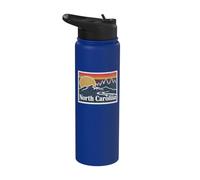 Caroline du Nord Stainless Steel Insulated Water Bottle
