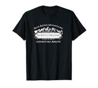 Caroline du Nord USA Blue Ridge Mountains Adventure Vous Attend T-Shirt
