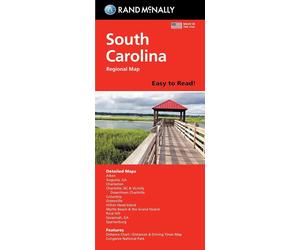 Caroline du Sud, carte facile à lire | Rand McNally