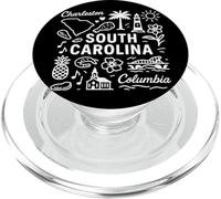 Caroline du Sud États-Unis Symboles d’État Souvenir Vintage PopSockets PopGrip pour MagSafe