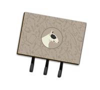 Caroline's Treasures Bull Terrier noir et blanc Dans la cuisine Crochets pour laisse ou porte-cl s