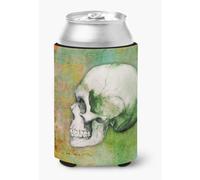 "Caroline's Treasures Day of The Dead Crâne vert Can Hugger ou Bouteille Hugger Can Hugger Multicolore"