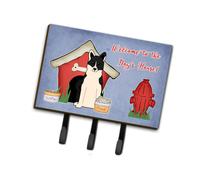 """"Caroline's Treasures Dog House Collection Russo-European Laika Spitz Laisse ou porte-cl s BB2783TH68 Triple Multicolore""""