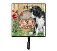""Caroline's Treasures Patch the Border Collie and Piglet Friends Laisse ou porte-cl s CDCO0362SH4 Petit Multicolore""