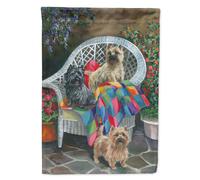 Caroline's Treasures PPP3059GF CAIRN TERRIER TRIO PLAQUE JABLE MAIL BOX FLAGE DCORATIVE BANNE BANNIER
