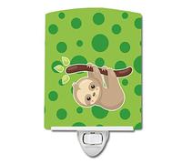 Caroline's Treasures Sloth Veilleuse en céramique