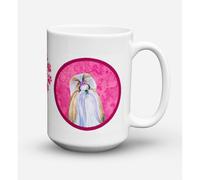 ""Caroline's Treasures SS4741-PK-CM15 Tasse caf en c ramique pour micro-ondes Shih Tzu 15 oz Multicolore""