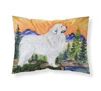 ""Caroline's Treasures SS8183PILLOWCASE Taie d'oreiller standard en tissu absorbant l'humidit Great Pyrenees Grande taille Multicolore""