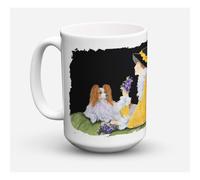 ""Caroline's Treasures SS8633CM15 Tasse caf en c ramique Papillion lavable au lave-vaisselle et au micro-ondes 15 oz Multicolore""