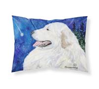 ""Caroline's Treasures SS8774PILLOWCASE Taie d'oreiller standard en tissu absorbant l'humidit Great Pyrenees Grande taille Multicolore""