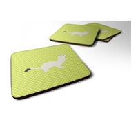 """"Caroline's Treasures Stoat Short-tailed Weasel Sous-verres d coratifs verts 3,5"""""""" Multicolore""""