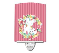 Caroline's Treasures Veilleuse en céramique Motif licorne