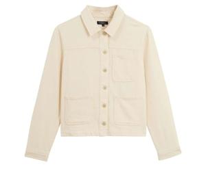 Caroll blouson en jean écru