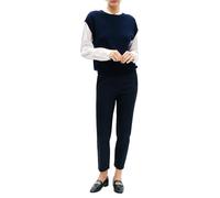 Caroll Femme 241p-psidiko2 Pantalon, Marine, 44 EU