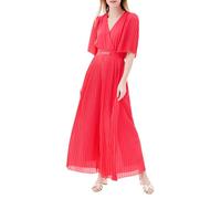 CAROLL Pantalon combinaison encolure cache-cœur grenadine 40