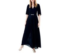 CAROLL Pantalon combinaison encolure cache-cœur marine 36