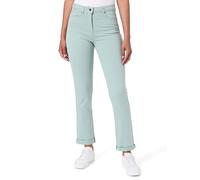CAROLL Pantalon Droit 7/8ème avec ceinture montée celadon 36