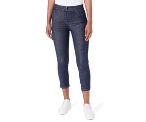 Caroll Pantalon Slim Pantacourt Denim Fonce 36
