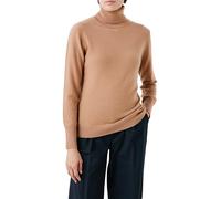 CAROLL UJ015-DYLANB Cachemire Pull-Over, Camel, XL Femme
