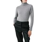 Caroll UJ015-DYLANB Cachemire Pull-Over, Gris Moyen, XS Femme