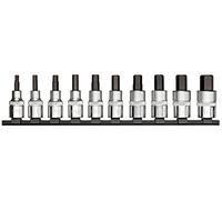 Carolus 9630.535 Rail de support de 12" avec porte-douilles de 1/2"