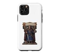 Carolus Rex Francorum Motif trône du Roi médiéval Coque pour iPhone 11 Pro