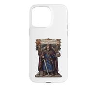 Carolus Rex Francorum Motif trône du Roi médiéval Coque pour iPhone 15 Pro Max